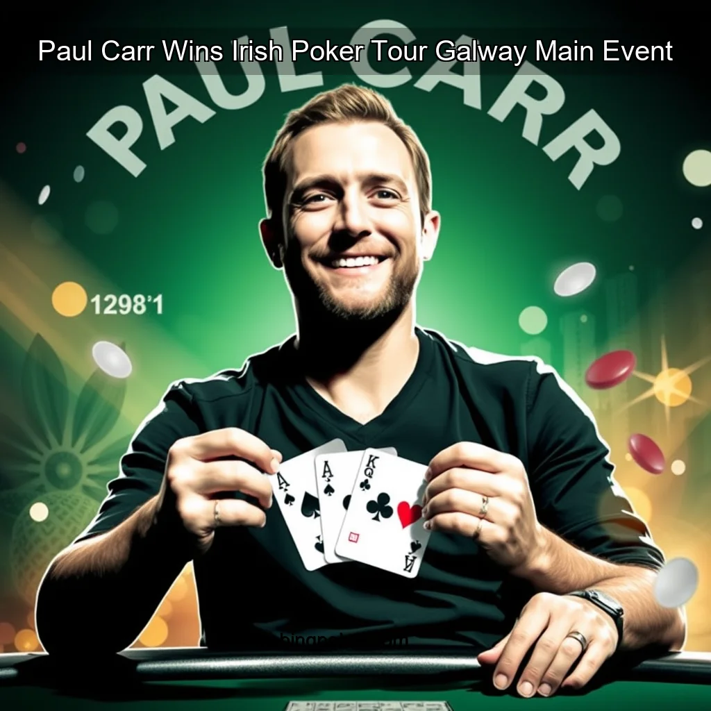 You are currently viewing Paul Carr Wins Irish Poker Tour Galway Main Event