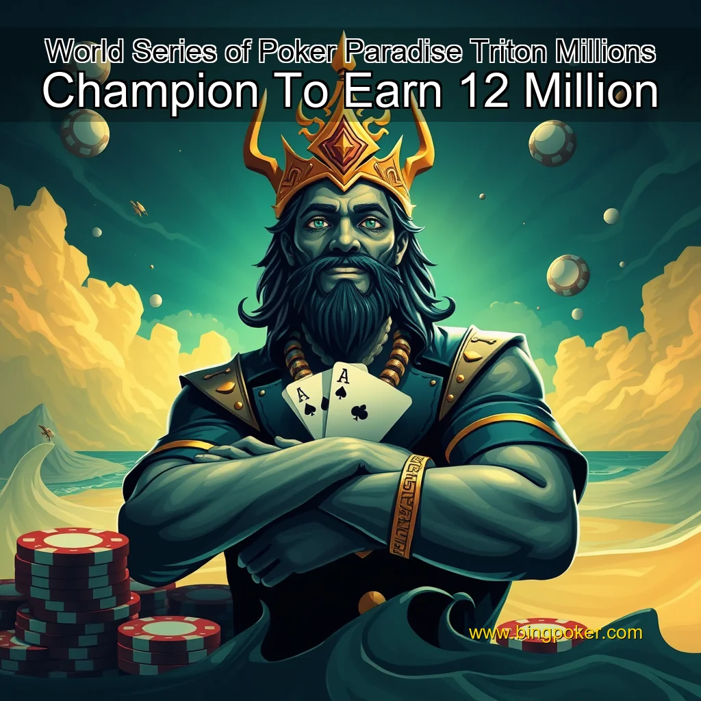 You are currently viewing World Series of Poker Paradise Triton Millions Champion To Earn 12 Million