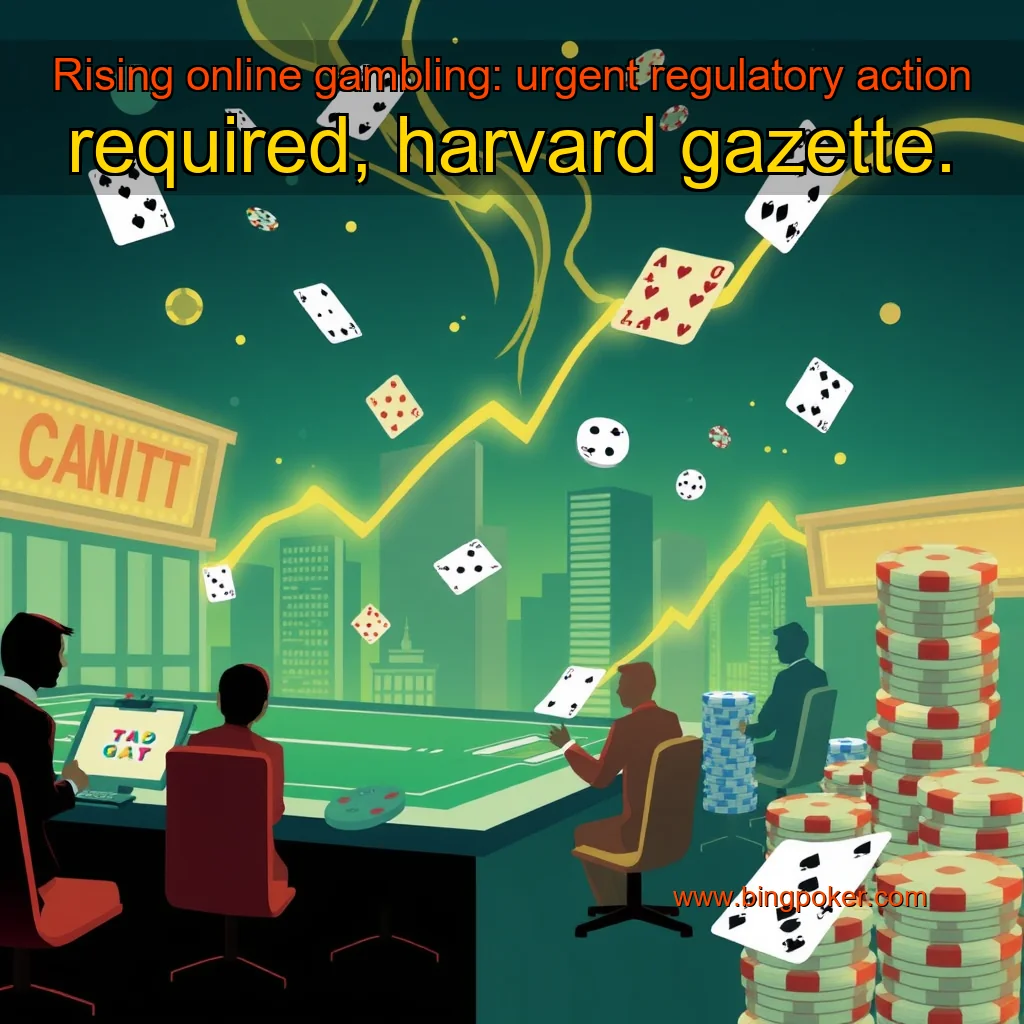 You are currently viewing Rising online gambling: urgent regulatory action required, harvard gazette.