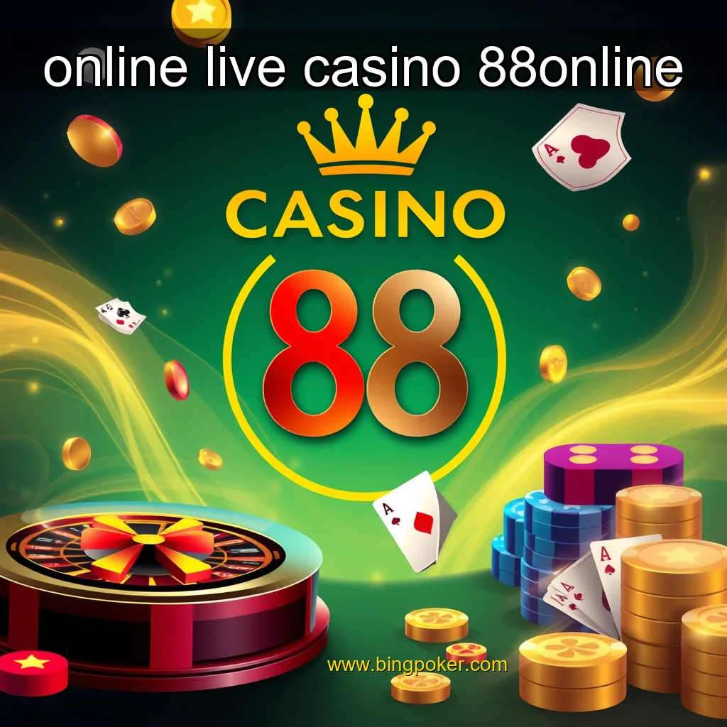 Artistic representation for online live casino 88online