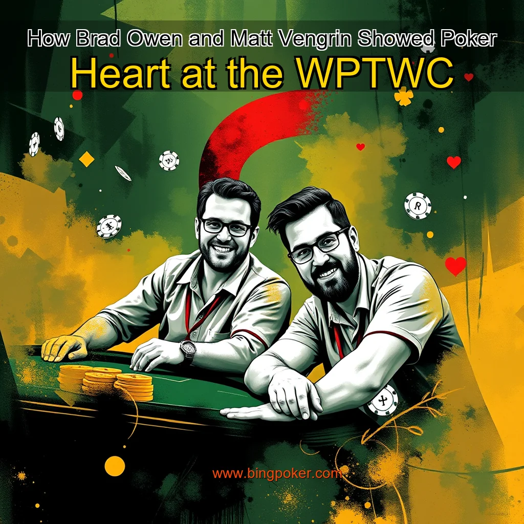 You are currently viewing How Brad Owen and Matt Vengrin Showed Poker Heart at the WPTWC