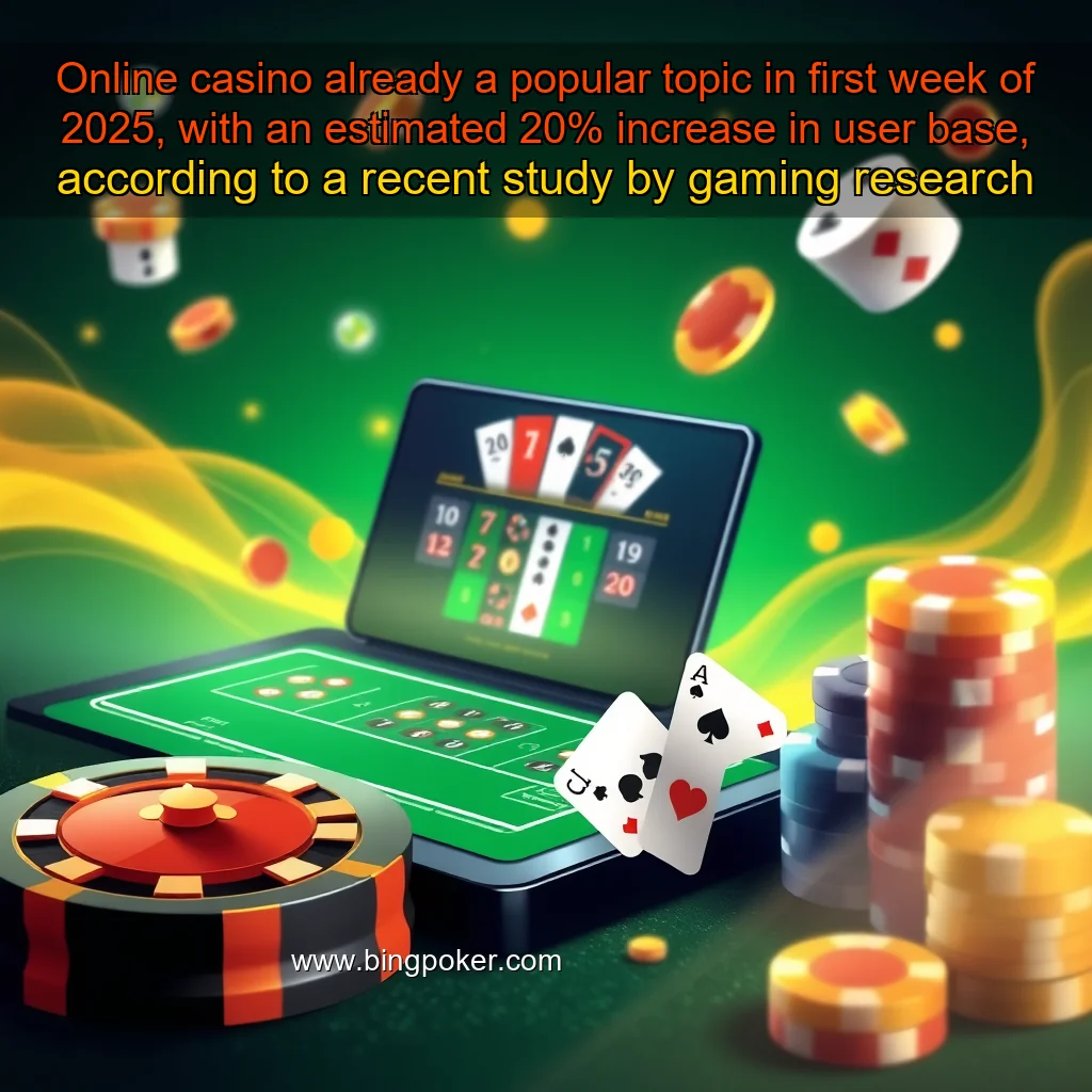 You are currently viewing Online casino already a popular topic in first week of 2025, with an estimated 20% increase in user base, according to a recent study by gaming research institute. this surge is attributed to the growing acceptance of online gaming and the introduction of new, user-friendly platforms.