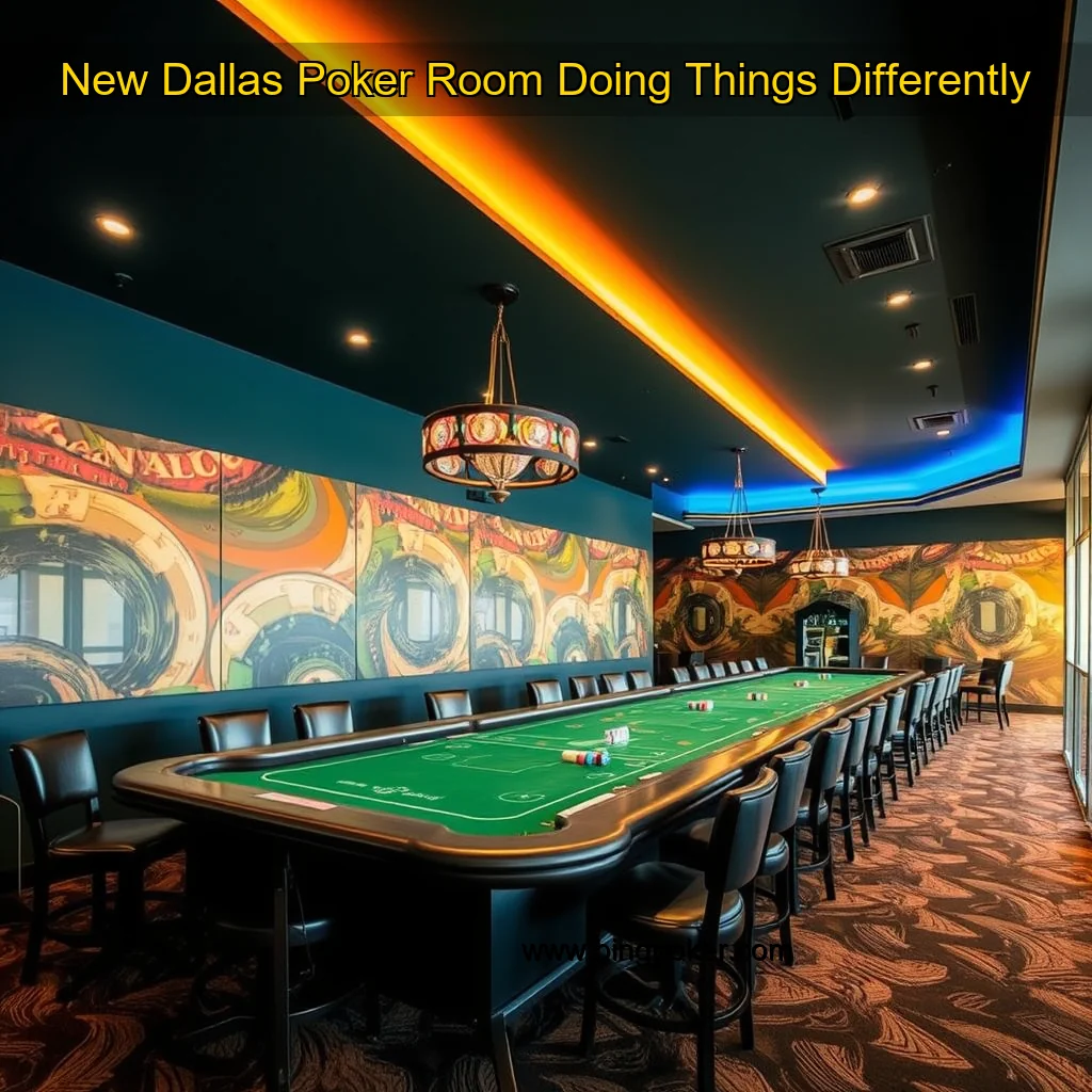 You are currently viewing New Dallas Poker Room Doing Things Differently