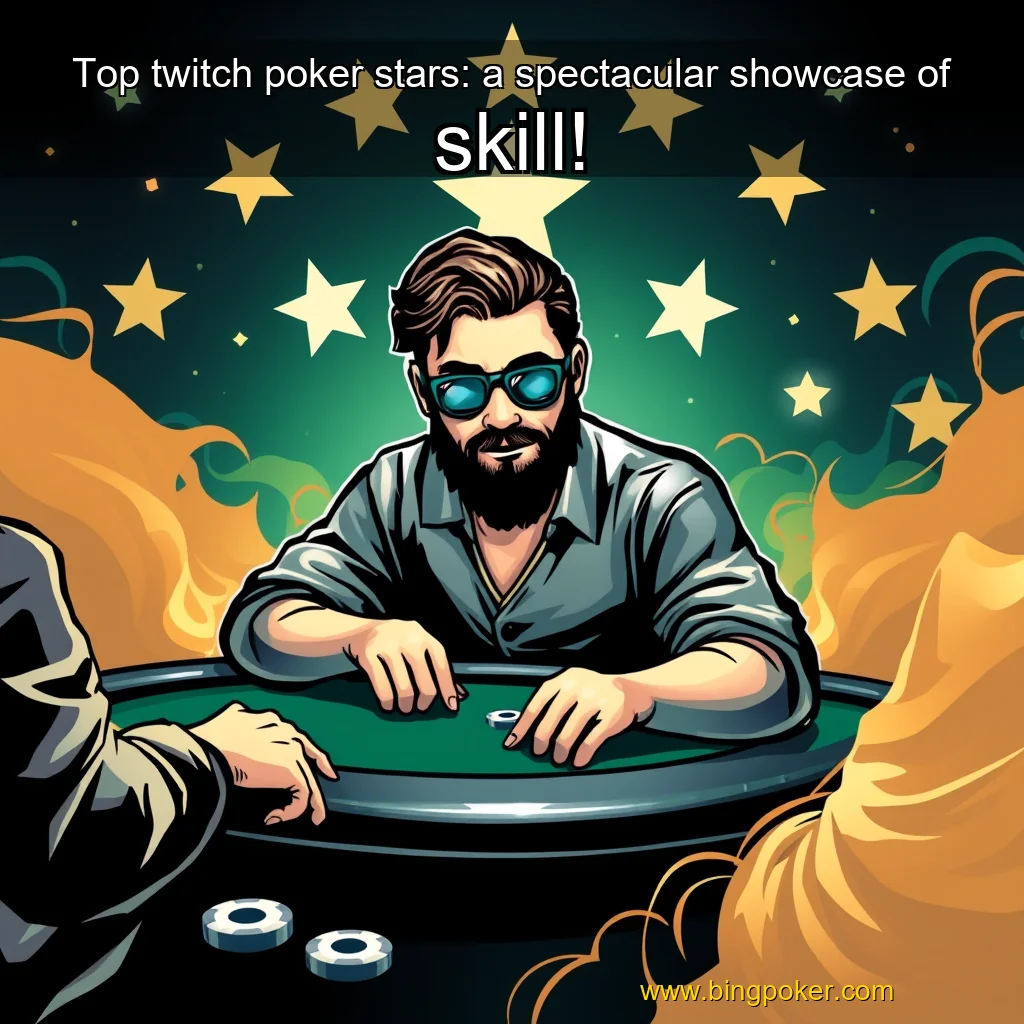 You are currently viewing Top twitch poker stars: a spectacular showcase of skill!