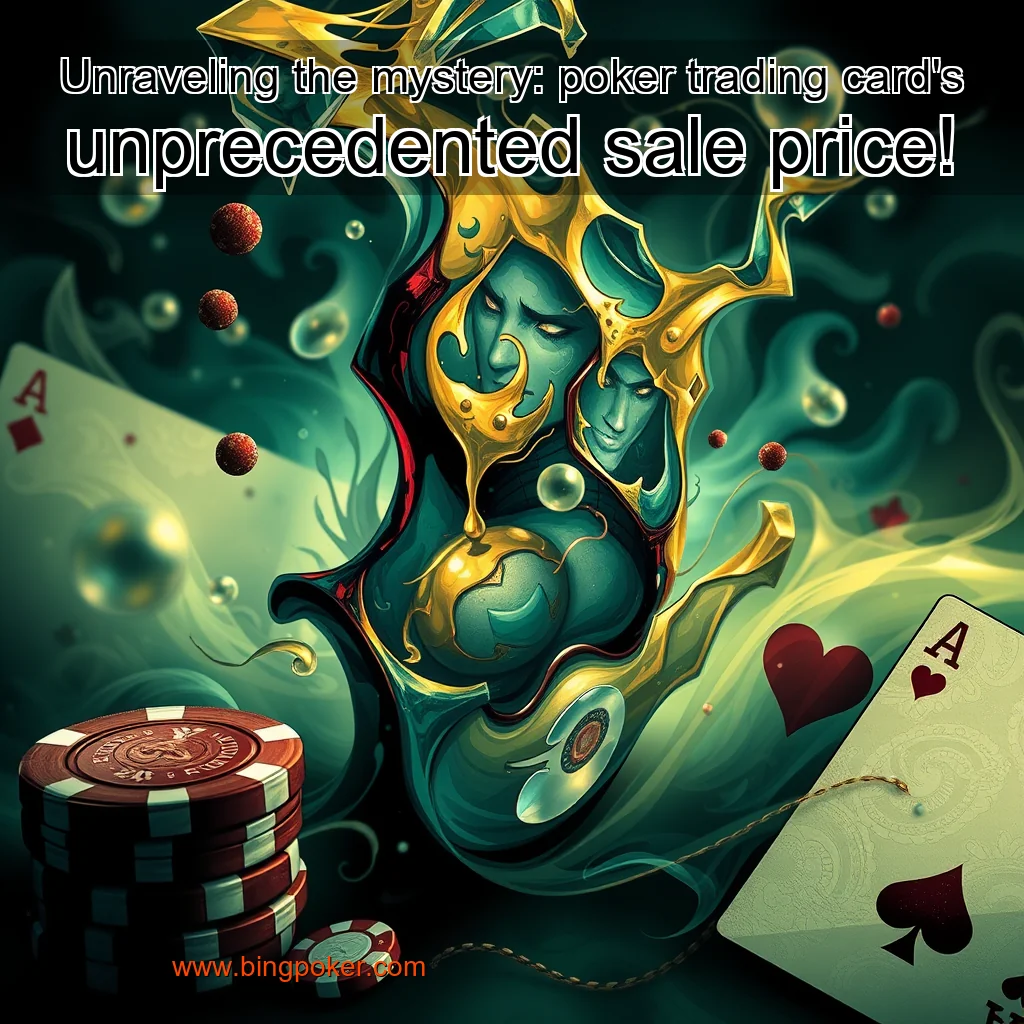 You are currently viewing Unraveling the mystery: poker trading card’s unprecedented sale price!
