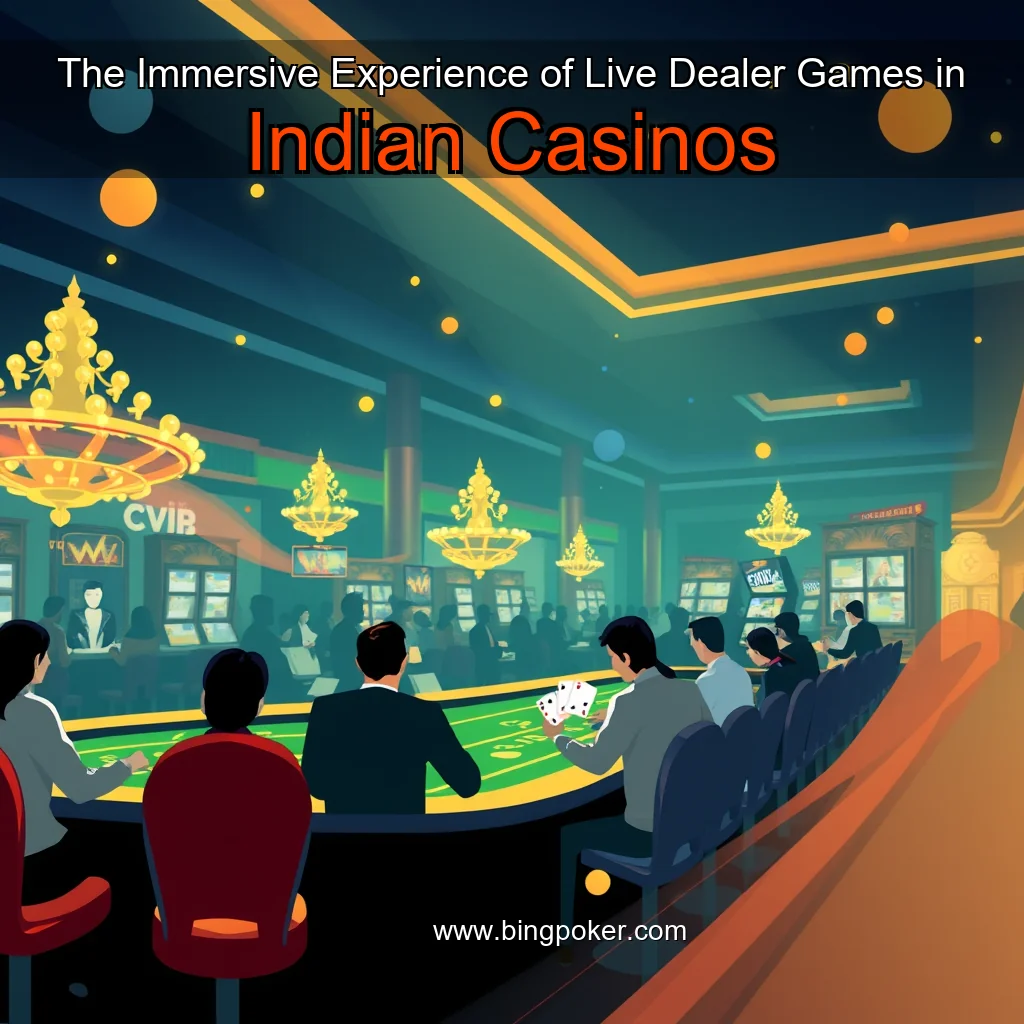 You are currently viewing The Immersive Experience of Live Dealer Games in Indian Casinos