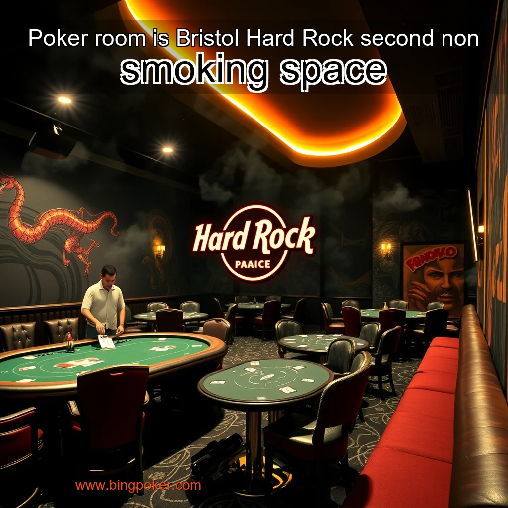 Read more about the article Poker room is Bristol Hard Rock second non  smoking space