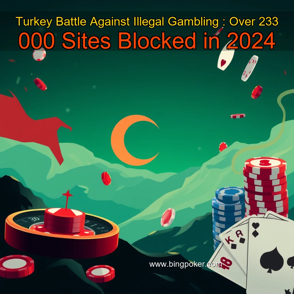 You are currently viewing Turkey Battle Against Illegal Gambling : Over 233  000 Sites Blocked in 2024