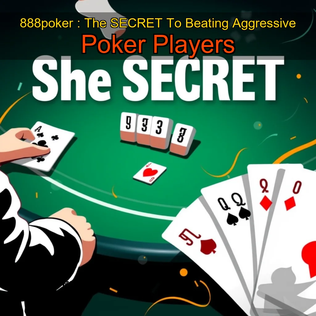 You are currently viewing 888poker : The SECRET To Beating Aggressive Poker Players