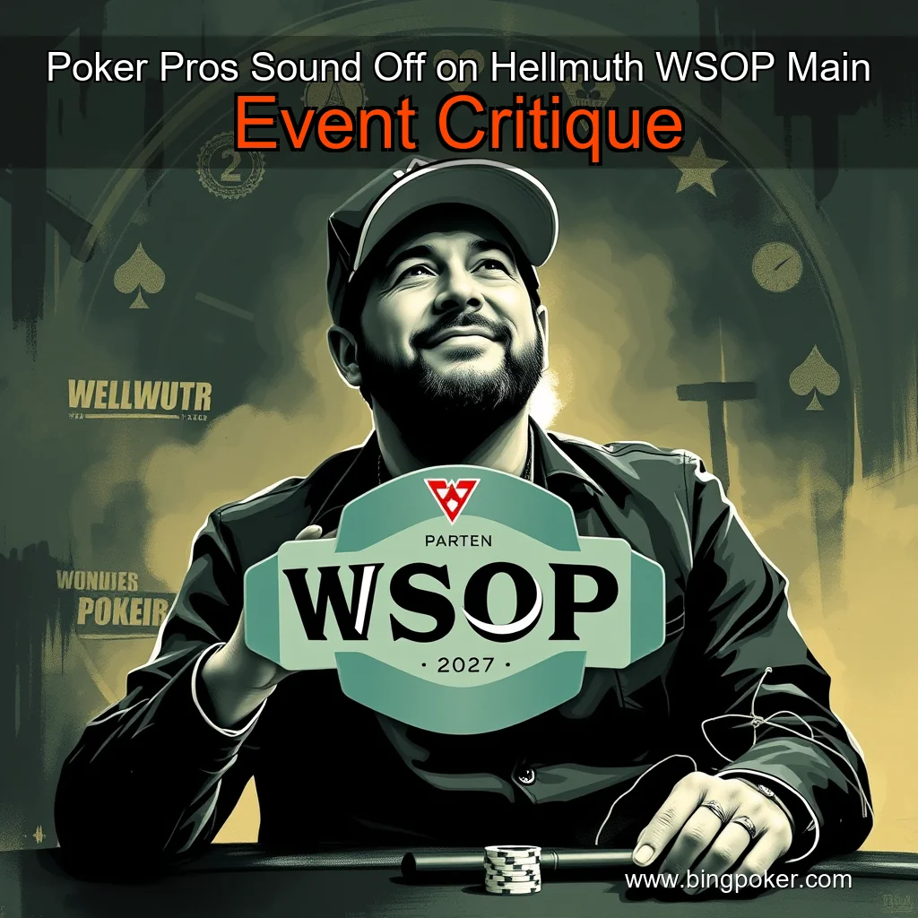 Read more about the article Poker Pros Sound Off on Hellmuth WSOP Main Event Critique