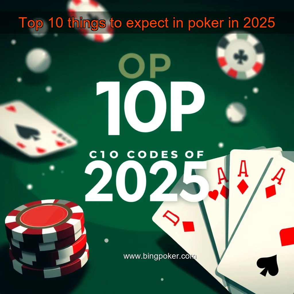 You are currently viewing Top 10 things to expect in poker in 2025