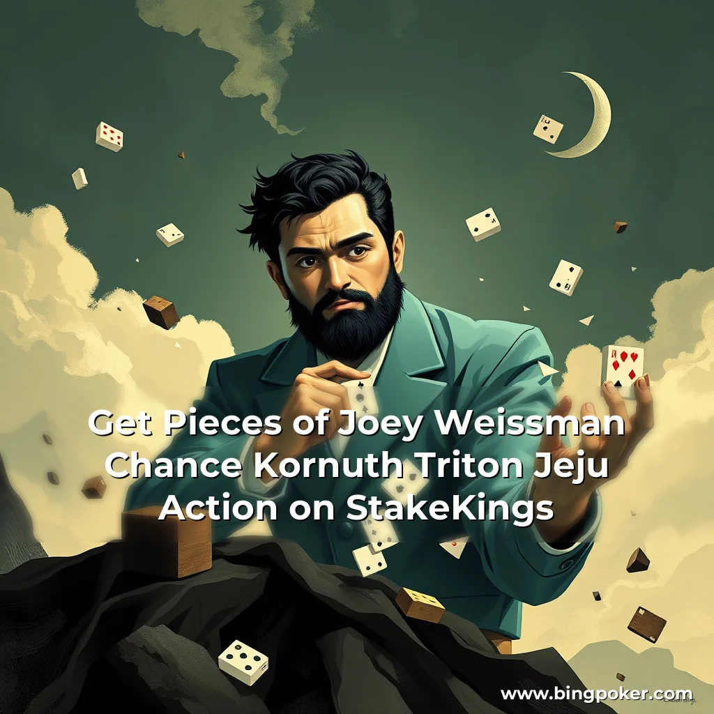 You are currently viewing Get Pieces of Joey Weissman  Chance Kornuth Triton Jeju Action on StakeKings