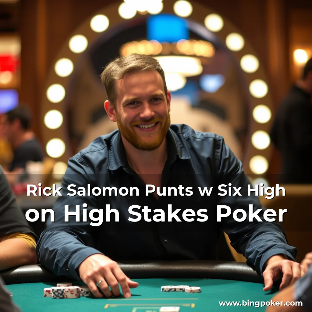 You are currently viewing Rick Salomon Punts w  Six  High on High Stakes Poker