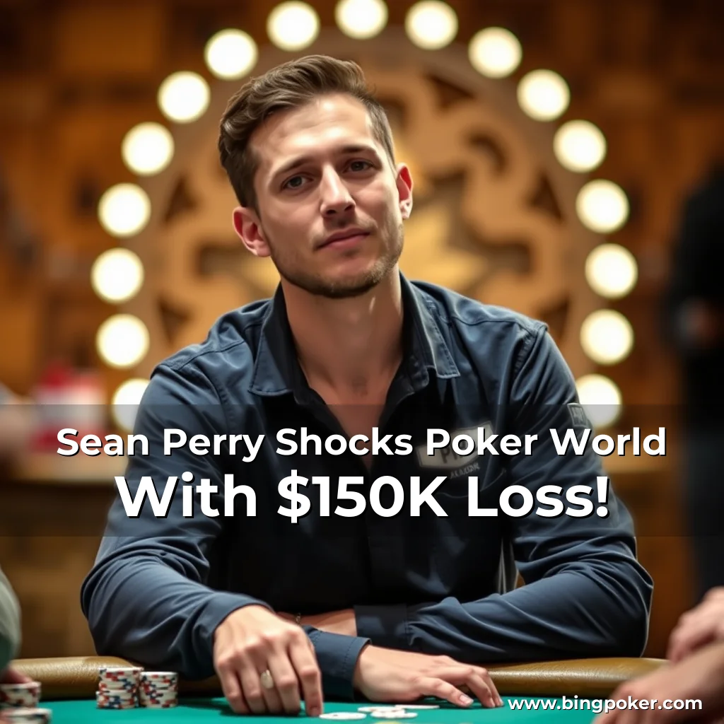 You are currently viewing Sean Perry Shocks Poker World With $150K Loss!