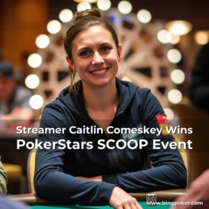 Read more about the article Streamer Caitlin Comeskey Wins PokerStars SCOOP Event