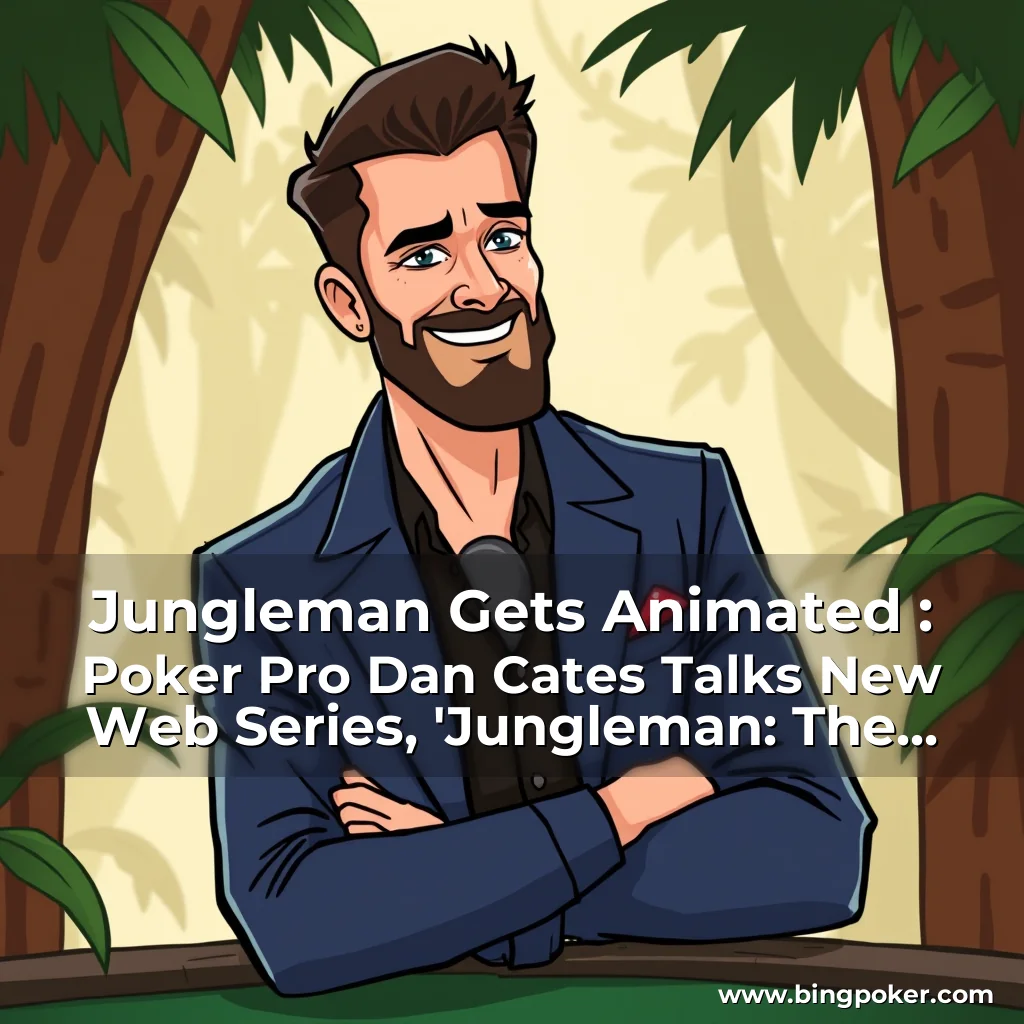 You are currently viewing Jungleman Gets Animated : Poker Pro Dan Cates Talks New Web Series, ‘Jungleman: The Animated Series’!