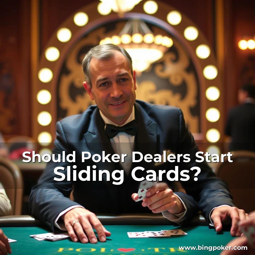You are currently viewing Should Poker Dealers Start Sliding Cards?