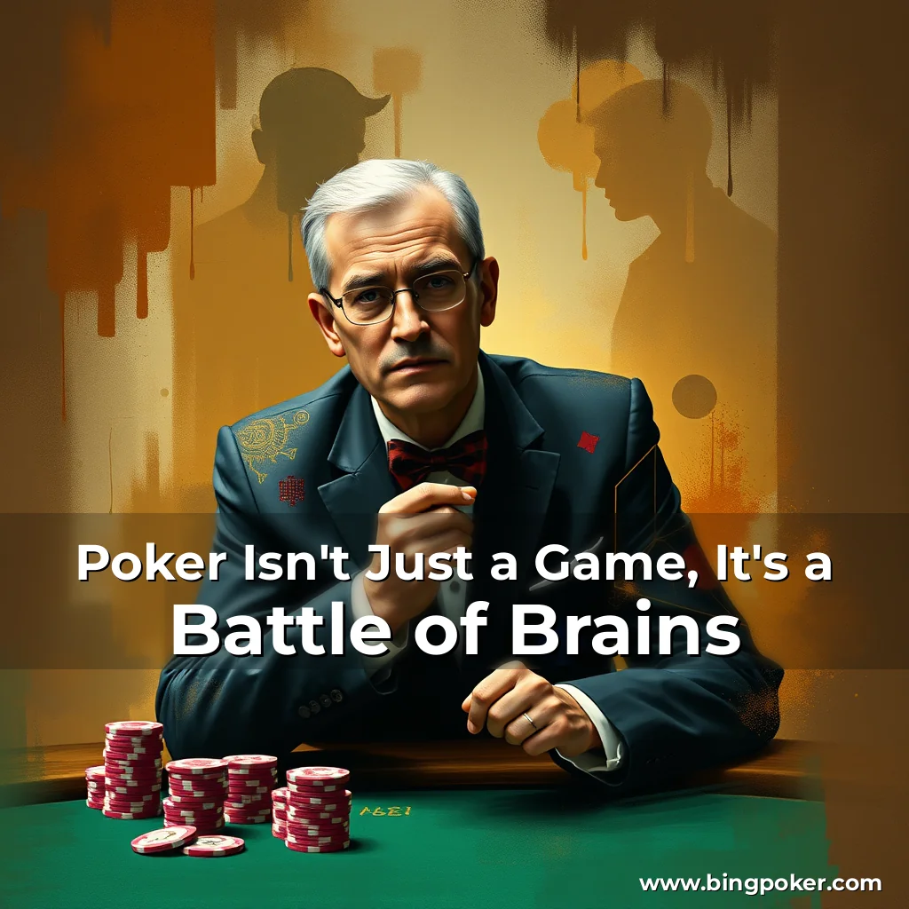 You are currently viewing Poker Isn’t Just a Game, It’s a Battle of Brains