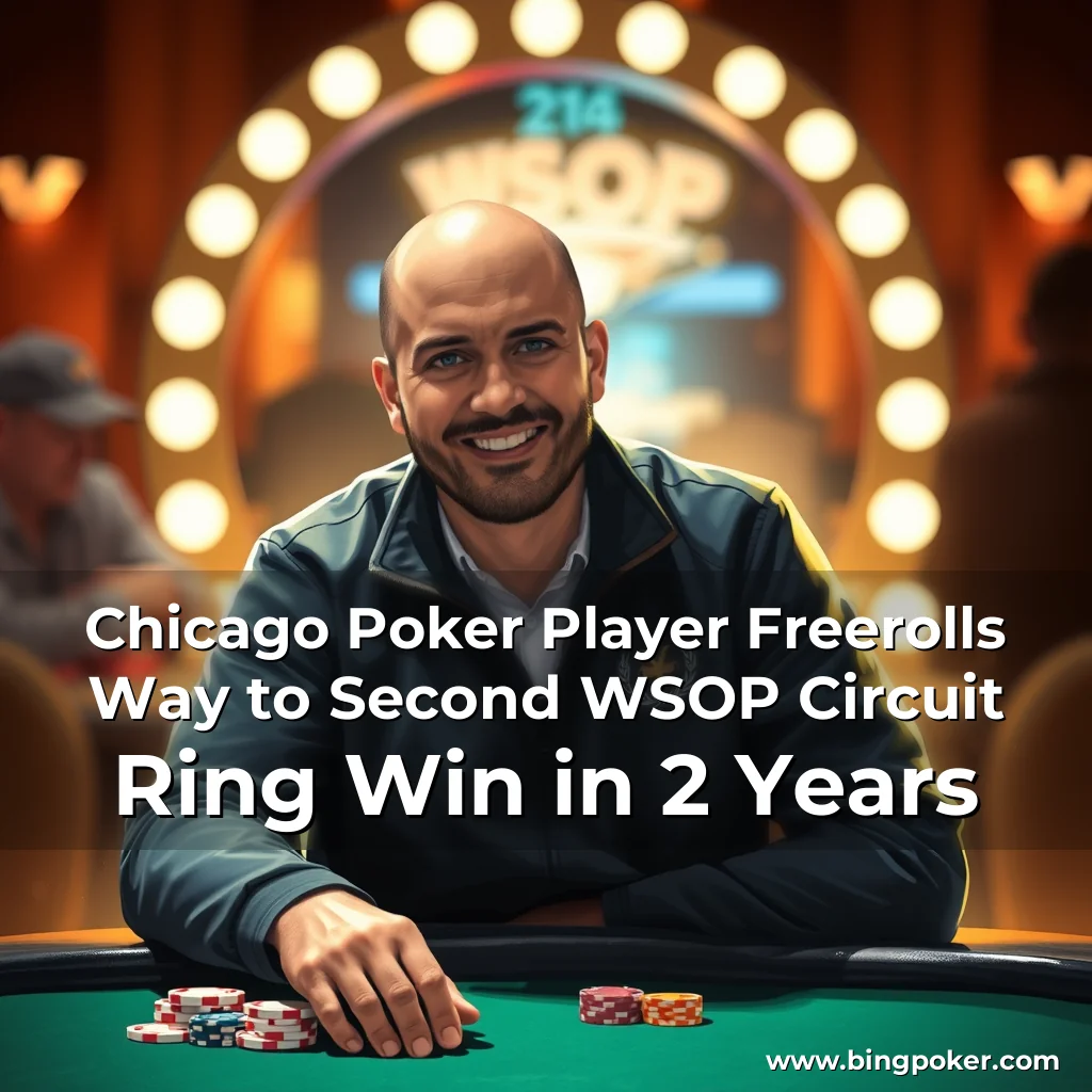 You are currently viewing Chicago Poker Player Freerolls Way to Second WSOP Circuit Ring Win in 2 Years