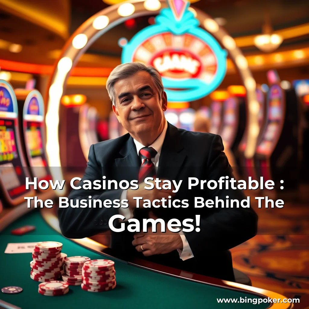 You are currently viewing How Casinos Stay Profitable : The Business Tactics Behind The Games!