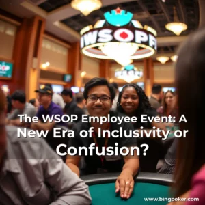 Read more about the article The WSOP Employee Event: A New Era of Inclusivity or Confusion?