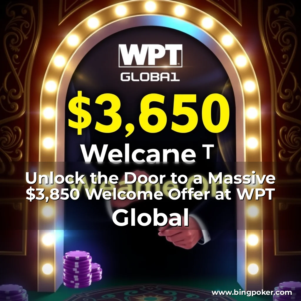 You are currently viewing Unlock the Door to a Massive $3,850 Welcome Offer at WPT Global