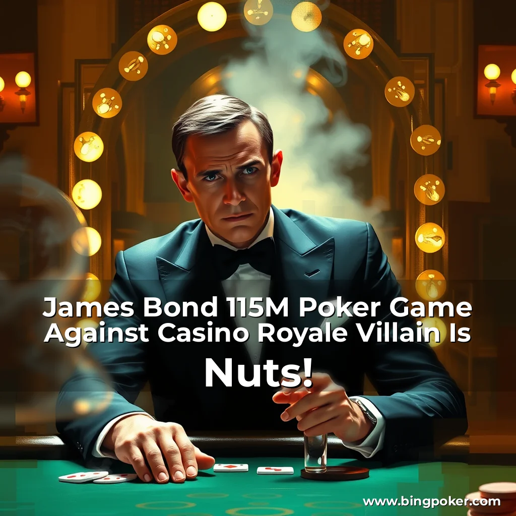 Read more about the article James Bond 115M Poker Game Against Casino Royale Villain Is Nuts!