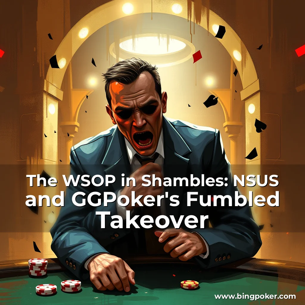 You are currently viewing The WSOP in Shambles: NSUS and GGPoker’s Fumbled Takeover