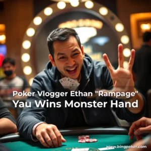 Read more about the article Poker Vlogger Ethan “Rampage” Yau Wins Monster Hand