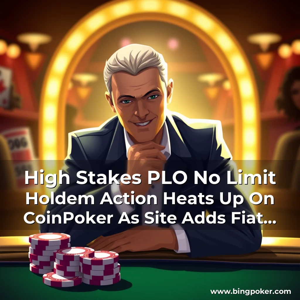 You are currently viewing High  Stakes PLO  No  Limit Holdem Action Heats Up On CoinPoker As Site Adds Fiat Deposits  USDC