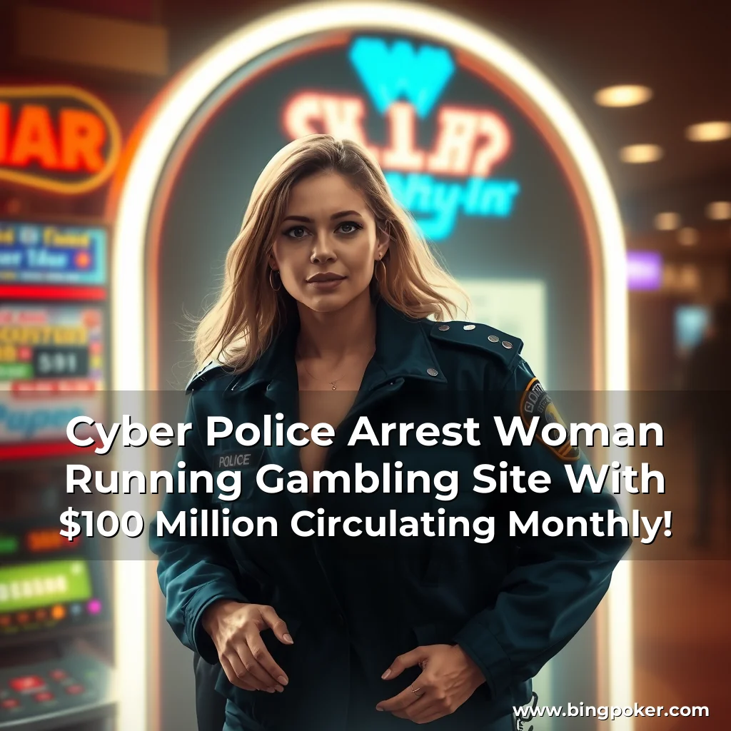 You are currently viewing Cyber Police Arrest Woman Running Gambling Site With $100 Million Circulating Monthly!