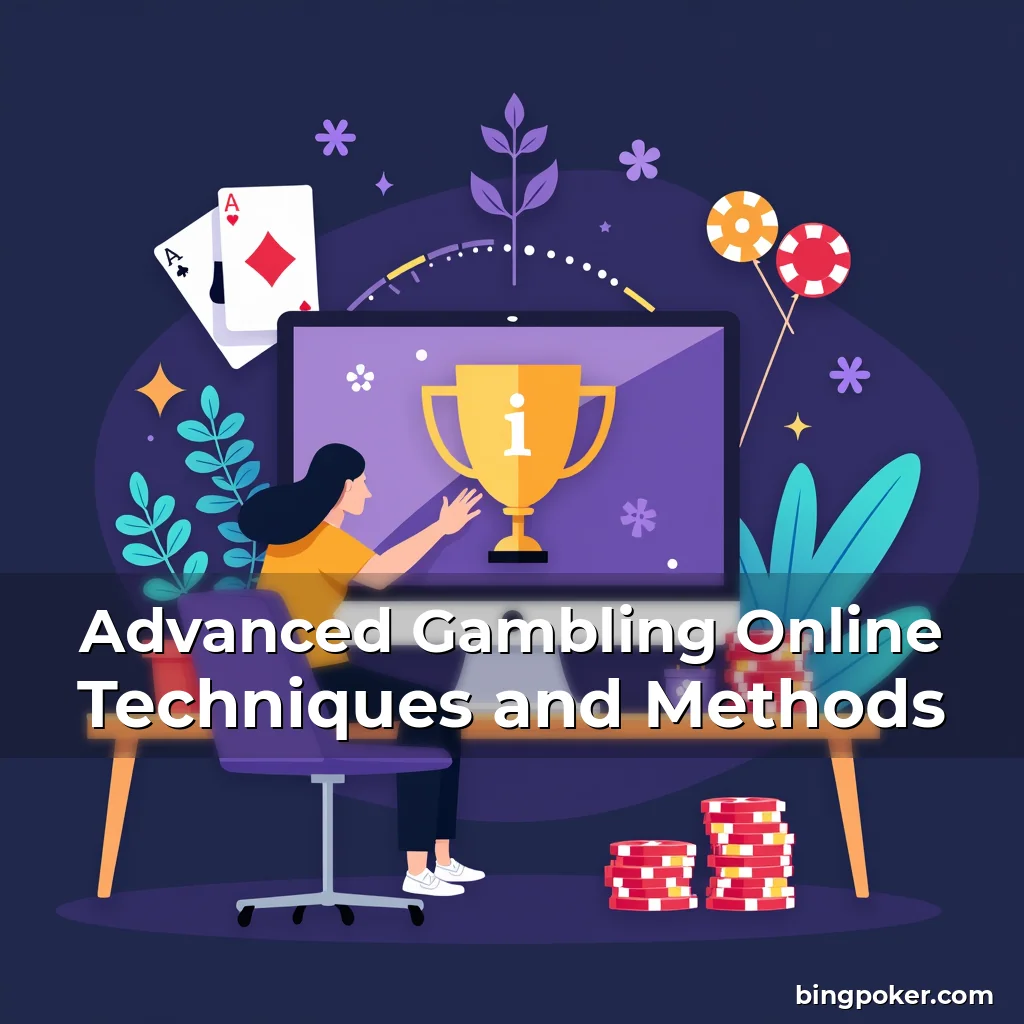 Read more about the article Advanced Gambling Online Techniques and Methods