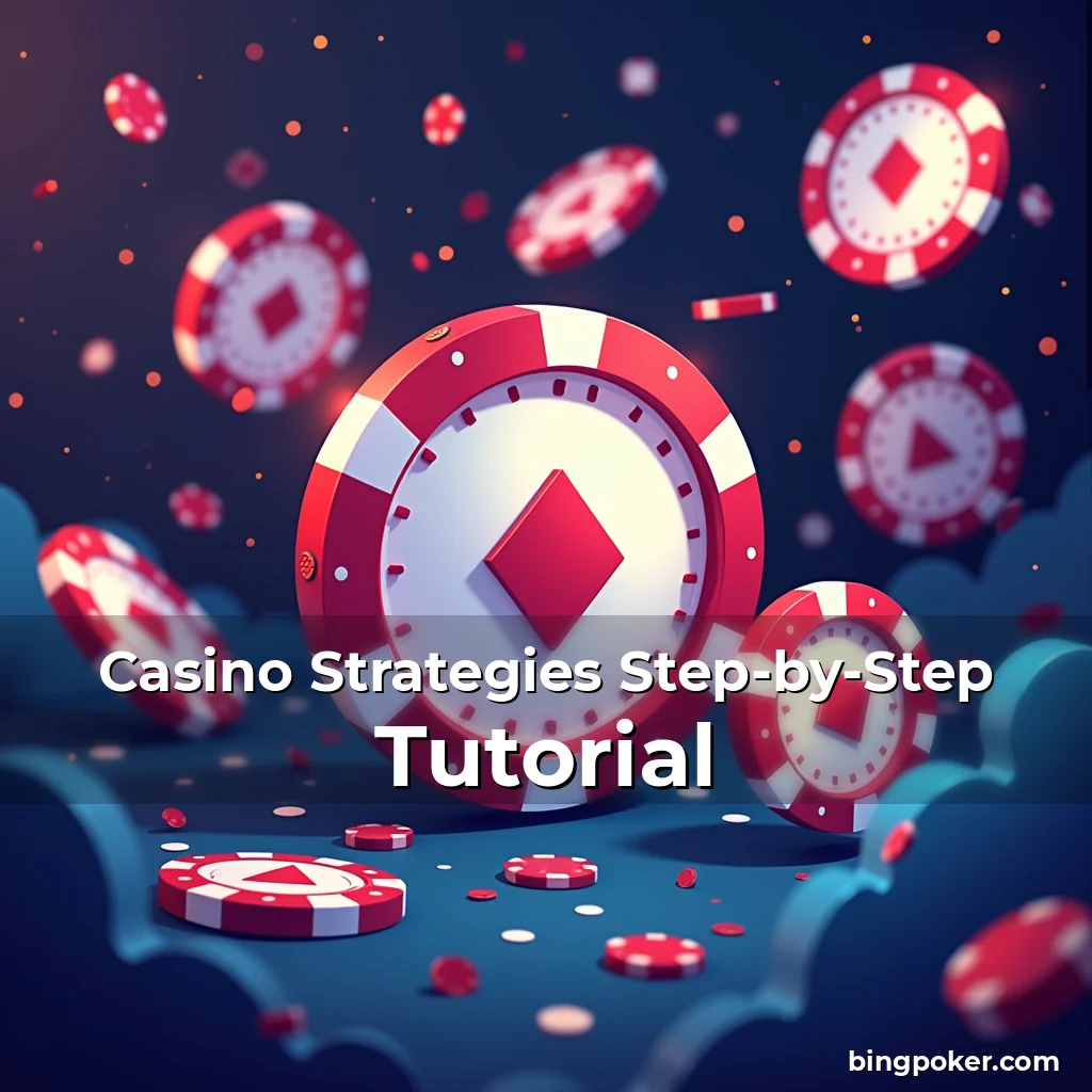 Artistic representation for Casino Strategies Step-by-Step Tutorial