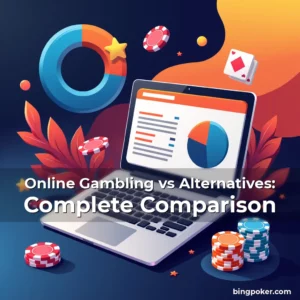 Artistic representation for Online Gambling vs Alternatives: Complete Comparison