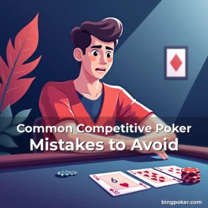 Artistic representation for Common Competitive Poker Mistakes to Avoid