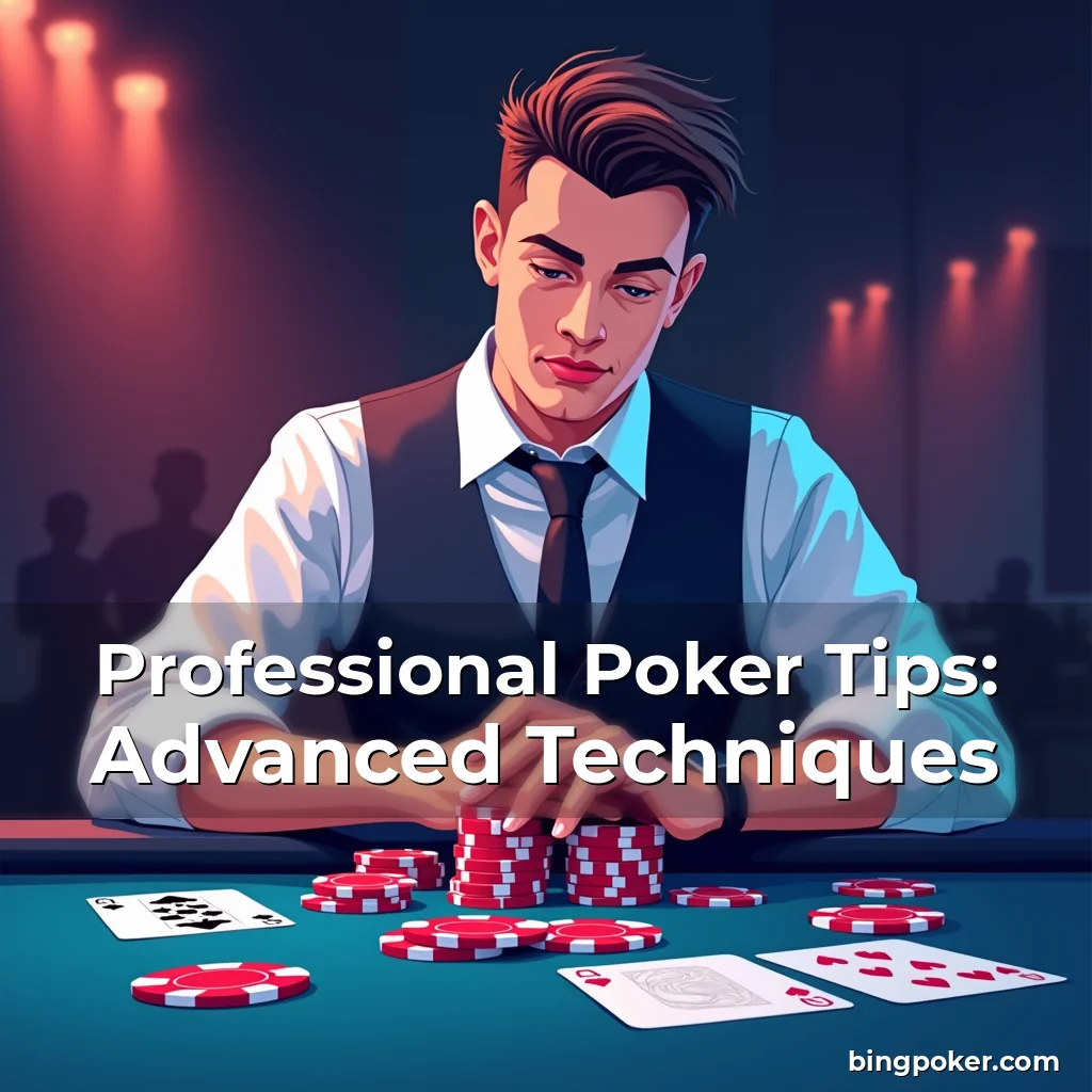Artistic representation for Professional Poker Tips: Advanced Techniques