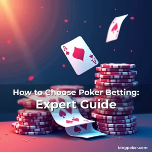 Artistic representation for How to Choose Poker Betting: Expert Guide