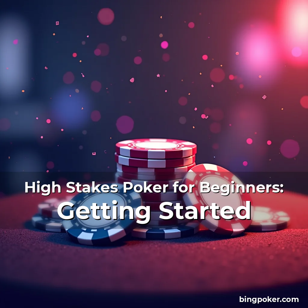 Artistic representation for High Stakes Poker for Beginners: Getting Started