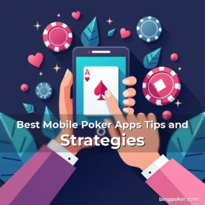 Artistic representation for Best Mobile Poker Apps Tips and Strategies