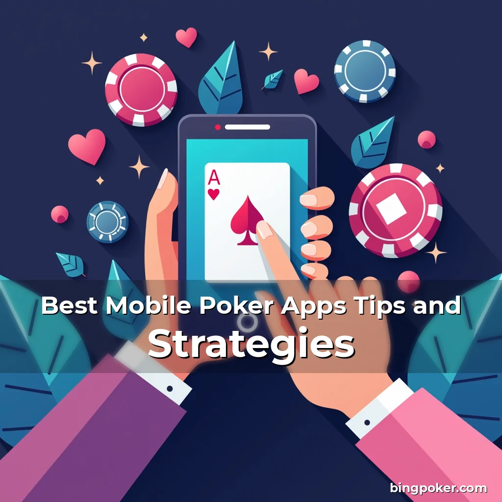 Artistic representation for Best Mobile Poker Apps Tips and Strategies