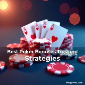 Artistic representation for Best Poker Bonuses Tips and Strategies