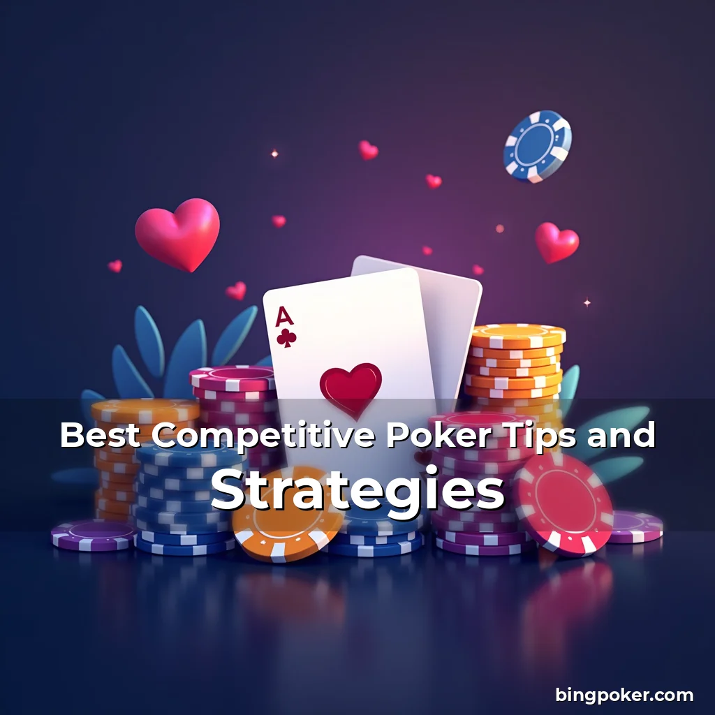 Artistic representation for Best Competitive Poker Tips and Strategies