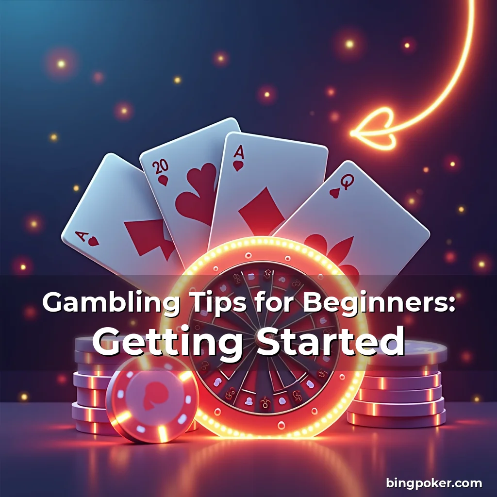 Artistic representation for Gambling Tips for Beginners: Getting Started