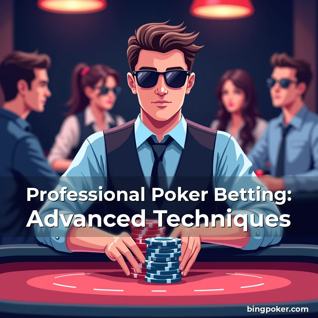 Read more about the article Professional Poker Betting: Advanced Techniques