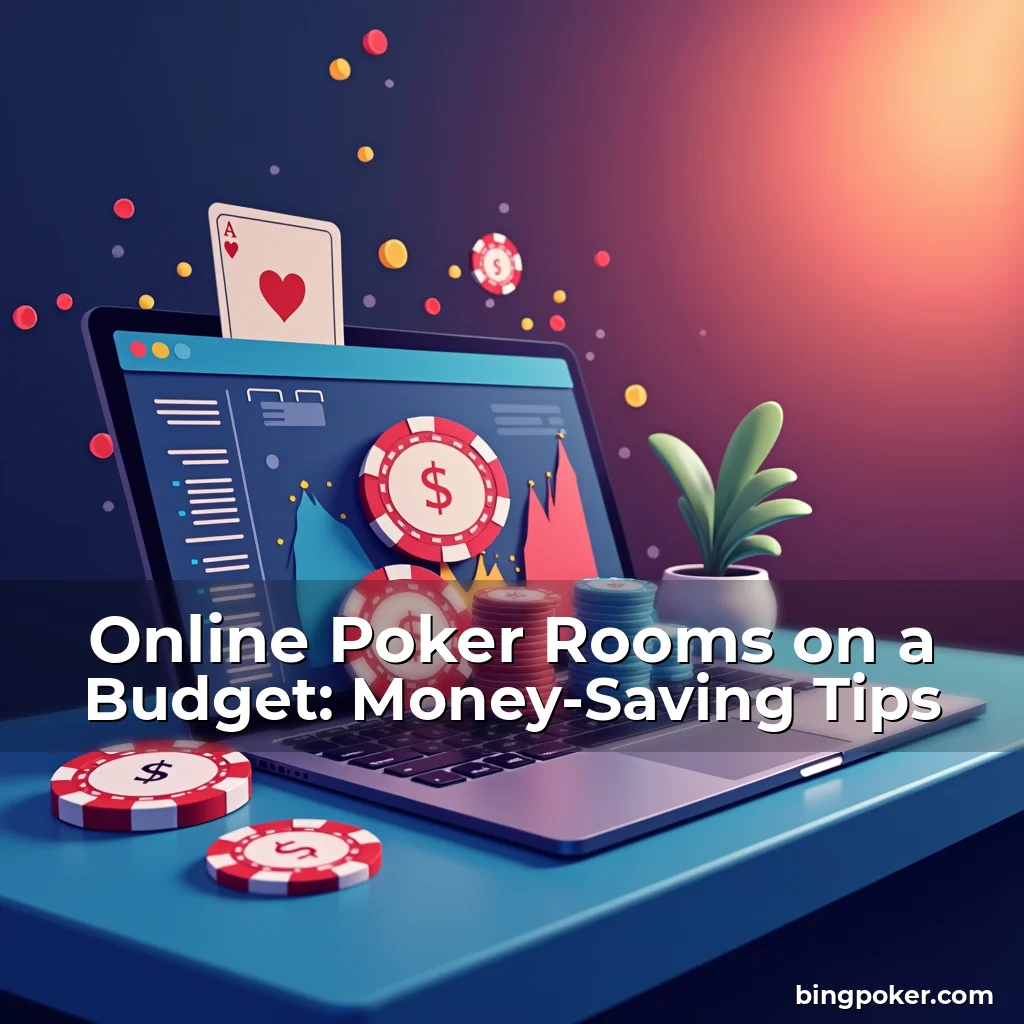 Artistic representation for Online Poker Rooms on a Budget: Money-Saving Tips