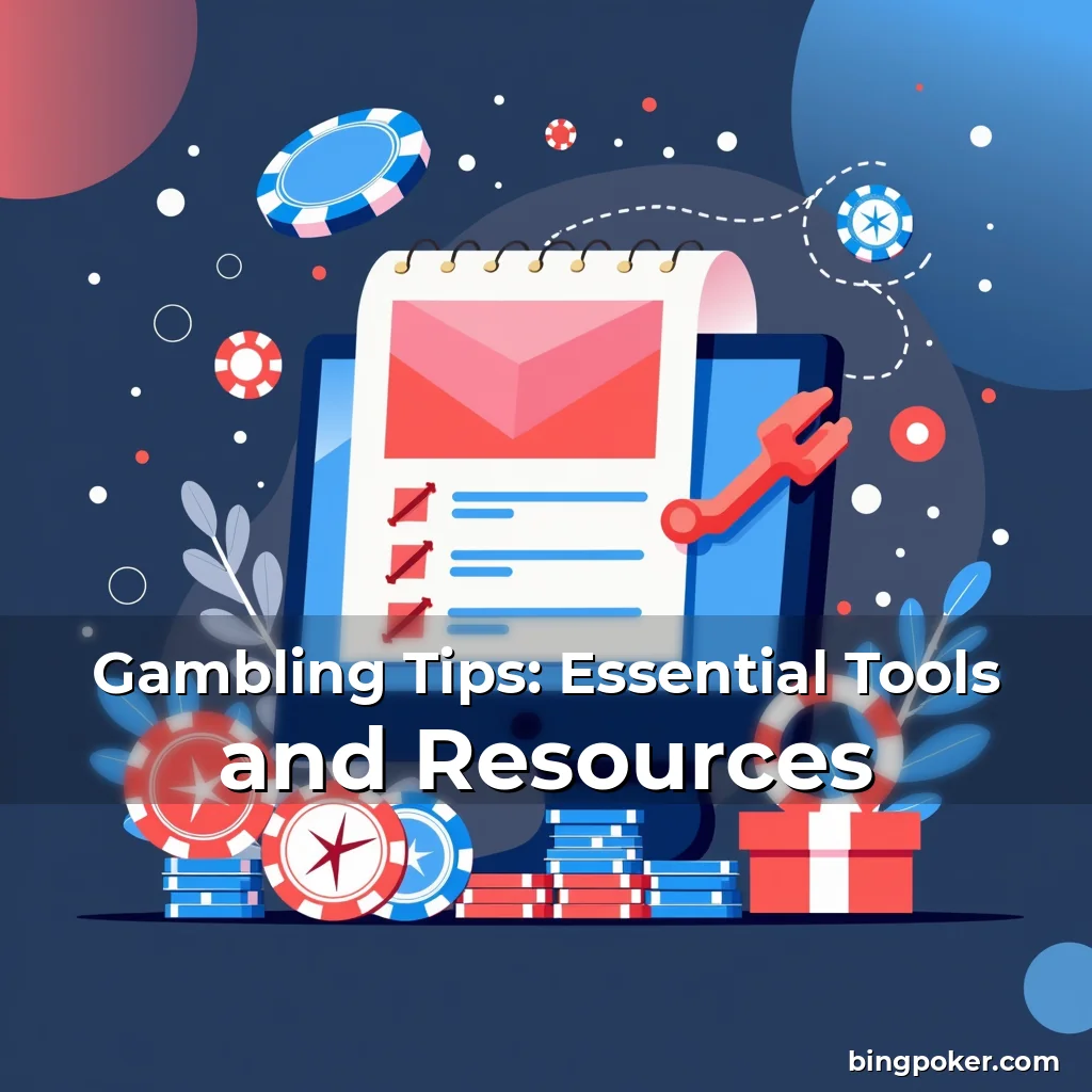 Artistic representation for Gambling Tips: Essential Tools and Resources