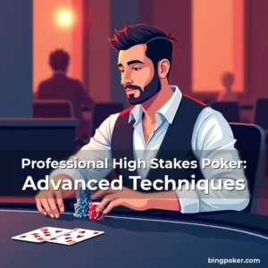 Artistic representation for Professional High Stakes Poker: Advanced Techniques