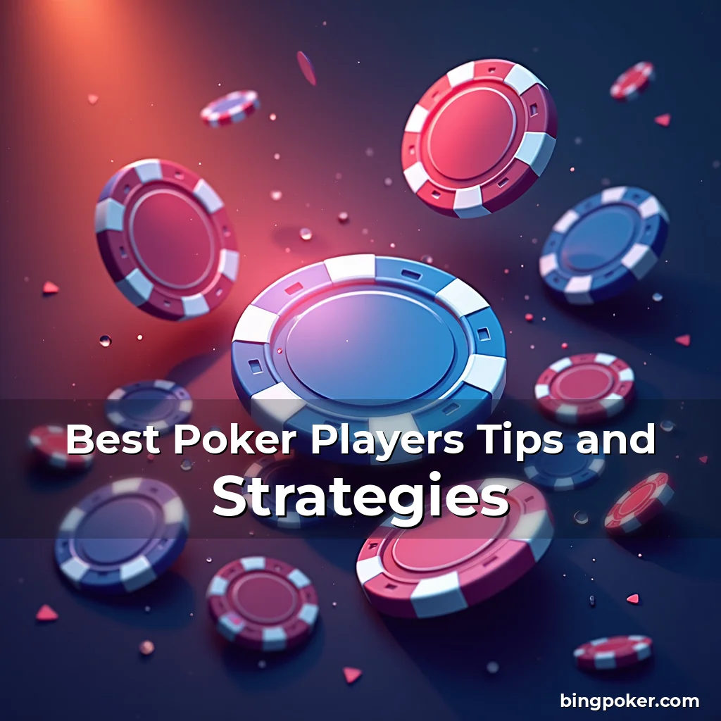Artistic representation for Best Poker Players Tips and Strategies