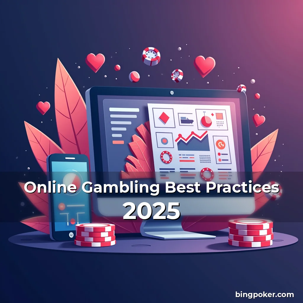 Artistic representation for Online Gambling Best Practices 2025