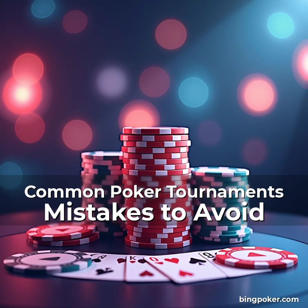 Read more about the article Common Poker Tournaments Mistakes to Avoid